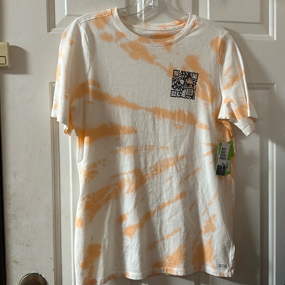 DSG Trend Short Sleeve Graphic T-Shirt: QR GRAPHIC: TIE DYE: NEW WITH TAGS: XL